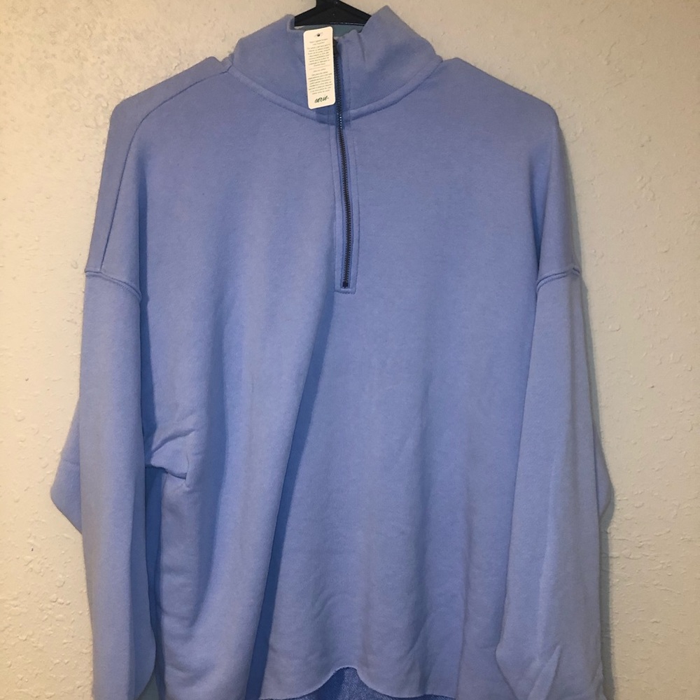Quarter zip jacket long sleeve